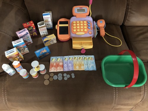 Elc toy till money notes - money, and